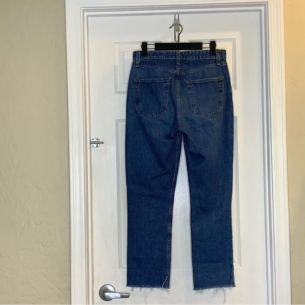 Rag & Bone Nina High-Rise Ankle Cigarette Jean in Monty Size 26